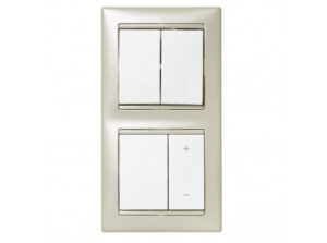Legrand 774408 - Valena kettős váltókapcsoló fehér