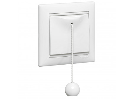 Legrand 774419 - Valena húzózsinóros váltóérintkezős nyomó, fehér
