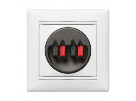 Legrand 774424 - Valena hangszórócsatlakozó fehér
