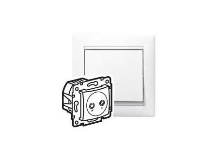 Legrand 774432 - Valena TV-RD aljzat végz 1,5dB fehér