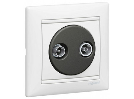 Legrand 774433 - Valena TV-RD aljzat végz 10dB fehér