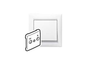 Legrand 774442 - Valena TV-RD burkolat fehér