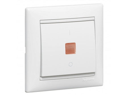 Legrand 774449 - Valena kétpólusú kapcsoló ef fehér
