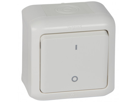 Legrand 782366 - Forix IP44 kétpólusú kapcsoló fehér