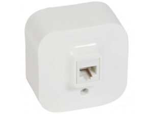 Legrand 782414 - Forix IP20 falon kívüli 1x RJ11 telefon-csatlakozóaljzat fehér