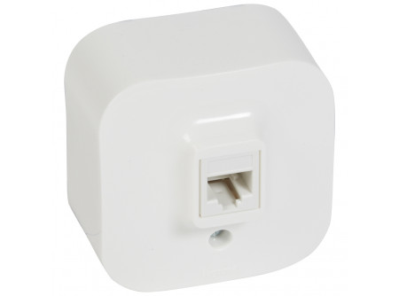 Legrand 782414 - Forix IP20 falon kívüli 1x RJ11 telefon-csatlakozóaljzat fehér