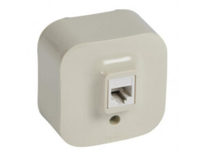 Legrand 782444 - Forix IP20 falon kívüli 1x RJ11 telefon-csatlakozóaljzat bézs