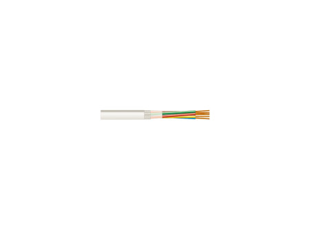 LiYCY 500V   2 x    0,75 mm2 - PVC szig., sodrott réz erű, árny. elektronikai jelzőkábel