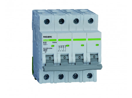 Noark 100089 - Ex9BN 4P B63  kism. 6 kA,B kar.,63 A,4 p.