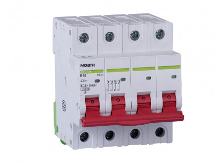 Noark 100358 - Ex9BH 4P B50  kism. 10 kA,B kar.,50 A,4 p.