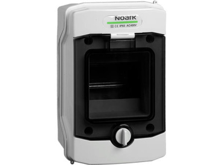 Noark 101492 - PHS 4T Kiselosztó, falon kívüli, IP65, 1 sor, 4 modul