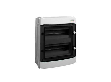 Noark 101495 - PHS 24T Kiselosztó, falon kívüli, IP65, 2 sor, 2x12 modul