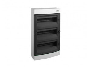 Noark 101502 - PNS 36T Kiselosztó, átlátszó ajtó, falon kívüli, IP40, 3 sor, 3x12 modul