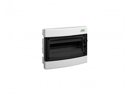 Noark 101512 - PNF 12T Kiselosztó,átlátszó ajtó,süllyesztett,IP40,1 sor,12 modul