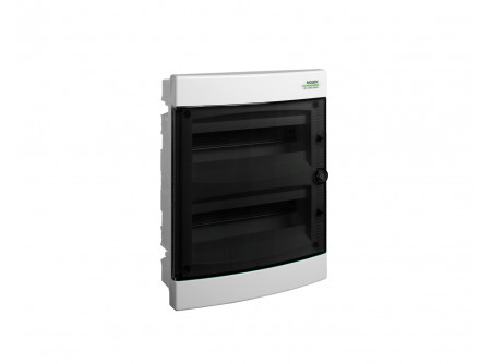 Noark 101514 - PNF 24T Kiselosztó,átlátszó ajtó,süllyesztett,IP40,2 sor,2x12 modul