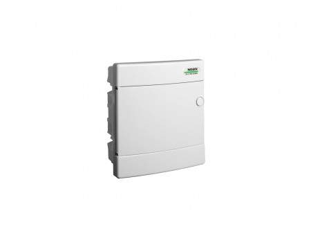 Noark 101517 - PNF 8W Kiselosztó,fehér ajtó,süllyesztett,IP40,1 sor,8 modul