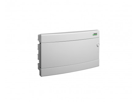 Noark 101519 - PNF 18W Kiselosztó,fehér ajtó,süllyesztett,IP40,1 sor,18 modul