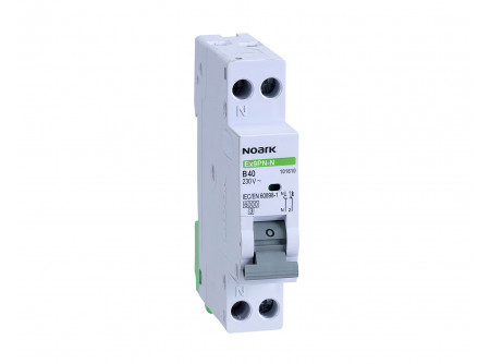Noark 101583 - Ex9PN-S 1PN B10  Kismegszakító, 1 modul széles, 4,5 kA, B kar., 10 A, 1+N pólus