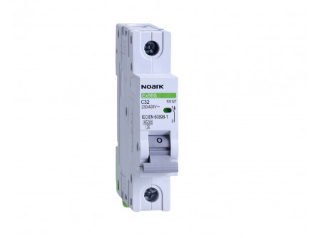 Noark 102040 - Ex9BS 1P B63  Kismegszakító 4,5 kA, B kar., 63 A, 1 pólus