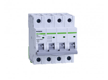 Noark 102204 - Ex9BS 4P C50  Kismegszakító 4,5 kA, C kar., 50 A, 4 pólus