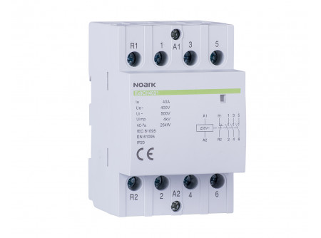 Noark 102422 - Ex9CH63 20 24V 50/60Hz inst. kont.,63 A,24 V műk.fesz.,2 z. é.