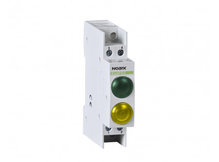 Noark 102464 - Ex9PD2gy 6.3V AC/DC inst. jelzőlámpa,6,3V AC/DC,1 zöld LED és 1 sárga LED