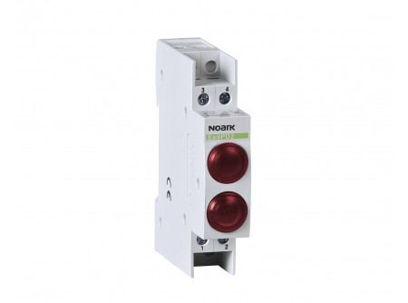 Noark 102479 - Ex9PD2rr 6.3V AC/DC inst. jelzőlámpa,6,3V AC/DC,1 piros LED és 1 piros LED