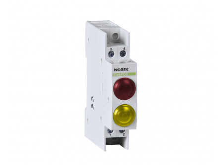 Noark 102486 - Ex9PD2ry 24V AC/DC inst. jelzőlámpa,24V AC/DC,1 piros LED és 1 sárga LED