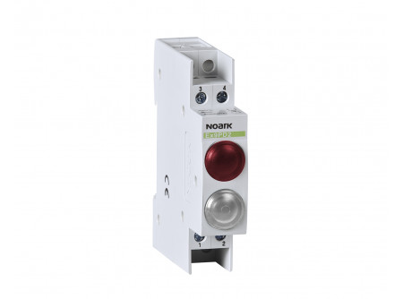 Noark 102497 - Ex9PD2rw 110V AC/DC inst. jelzőlámpa,110V AC/DC,1 piros LED és 1 fehér LED