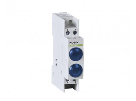 Noark 102515 - Ex9PD2bb 12V AC/DC inst. jelzőlámpa,12V AC/DC,1 kék LED és 1 kék LED