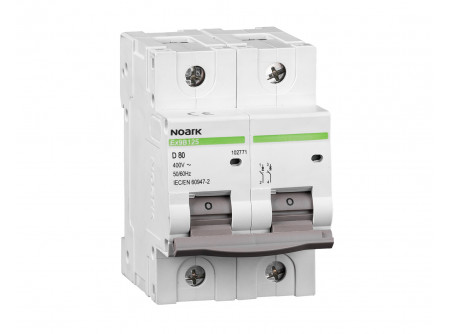Noark 102772 - Ex9B125 2P D100A kism. 20 kA,D kar.,100 A,2 p.