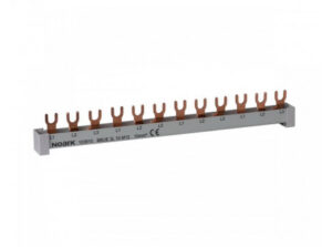 Noark 103821 - BBUE 4L 30 M1,5x40P Gyűjtősín, 4 fázisú, 30mm2, 115A, 40 modul (1m)