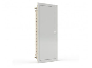 Noark 107104 - PMF 48 Kiselosztó fehér fém ajtóval, süllyesztett, IP40, 4 sor, 48 modul