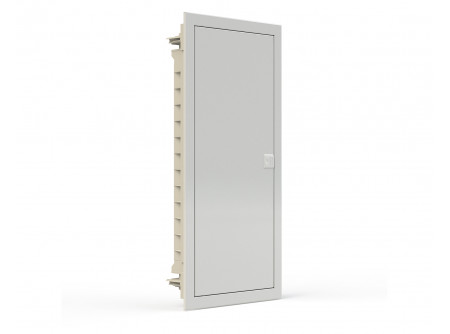 Noark 107104 - PMF 48 Kiselosztó fehér fém ajtóval, süllyesztett, IP40, 4 sor, 48 modul