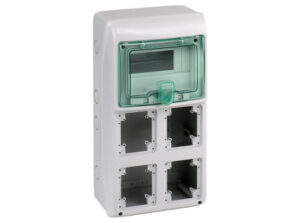 Schneider 13179 - Kaedra kiselosztó (90x100) 1x8 modul, 4ny
