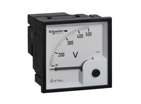 Schneider 16005 - VLT voltmérő 0...500V AC 72x72