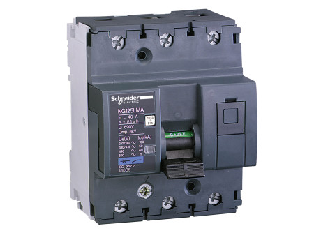Schneider 18886 - NG125L kismegszakító, 3P, MA, 63A