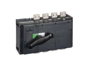 Schneider 31333 - Interpact INS1000 4P alapkészlet, fekete fogantyúval