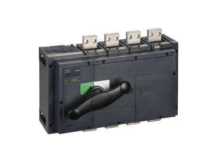 Schneider 31333 - Interpact INS1000 4P alapkészlet, fekete fogantyúval