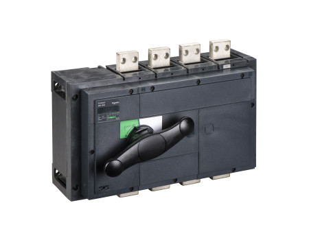 Schneider 31337 - INS1600 4P alapkész., fekete fogantyúval