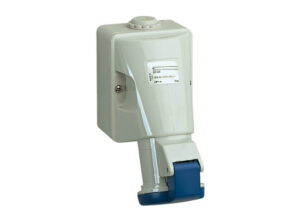 Schneider 83116 - MUREVA PK (Pratika) Falra szerelhető aljzat hátlappal, 2P+F, 6h, 32A, 250V, IP4