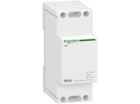 Schneider A9A15212 - ACTI9 Csengő transzformátor 16VA 230VCA 8-12VAC