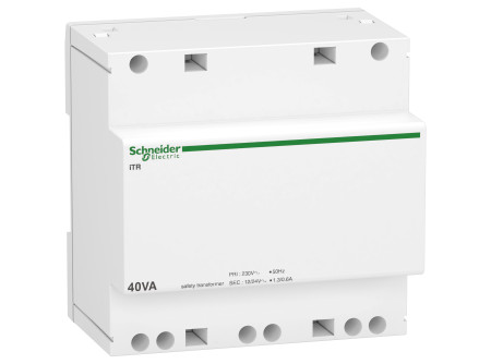 Schneider A9A15220 - ACTI9 Biztonsági transzformátor 40VA 230VAC 12-24VAC
