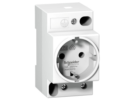 Schneider A9A15310 - ACTI9 Moduláris dugalj 16A UE 250V 2P+T