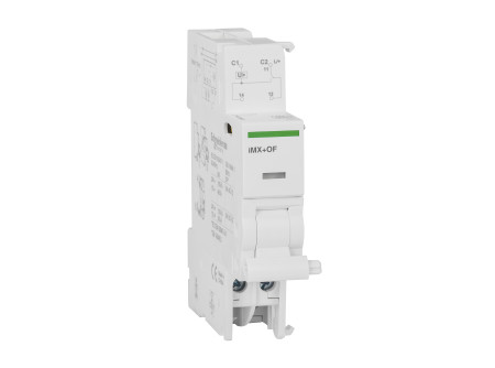 Schneider A9A26948 - ACTI9 iMX-OF munkaáramú kioldó, 12-24VAC, 12-24VDC
