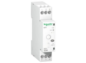 Schneider A9C15031 - ACTI9 iCT+20A kézi vezérlésű impulzusrelé, 1P+N, Uc 230VAC