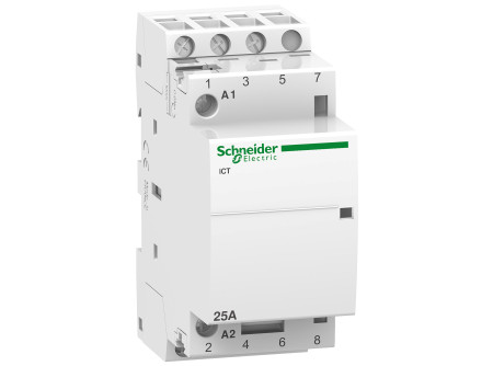 Schneider A9C20633 - ACTI9 iCT25A kontaktor, 60Hz, 3NO, 220-240VAC