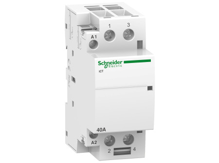 Schneider A9C20642 - ACTI9 iCT40A kontaktor, 60Hz, 2NO, 220-240VAC