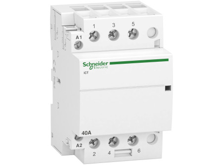 Schneider A9C20843 - ACTI9 iCT40A kontaktor, 50Hz, 3NO, 220-240VAC