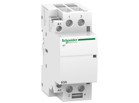 Schneider A9C20862 - ACTI9 iCT63A kontaktor, 50Hz, 2NO, 220-240VAC